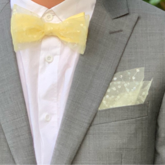 Sherri Hill Yellow Sparkly Prom Dress - Picture 8 of 8